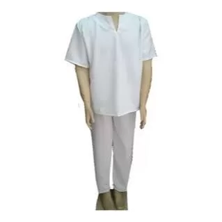 Bata Branca Masculina Umbanda e Candomblé