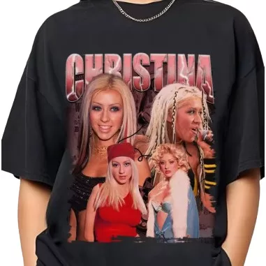 Camiseta Feminina Estampa Christina Aguilera Adult