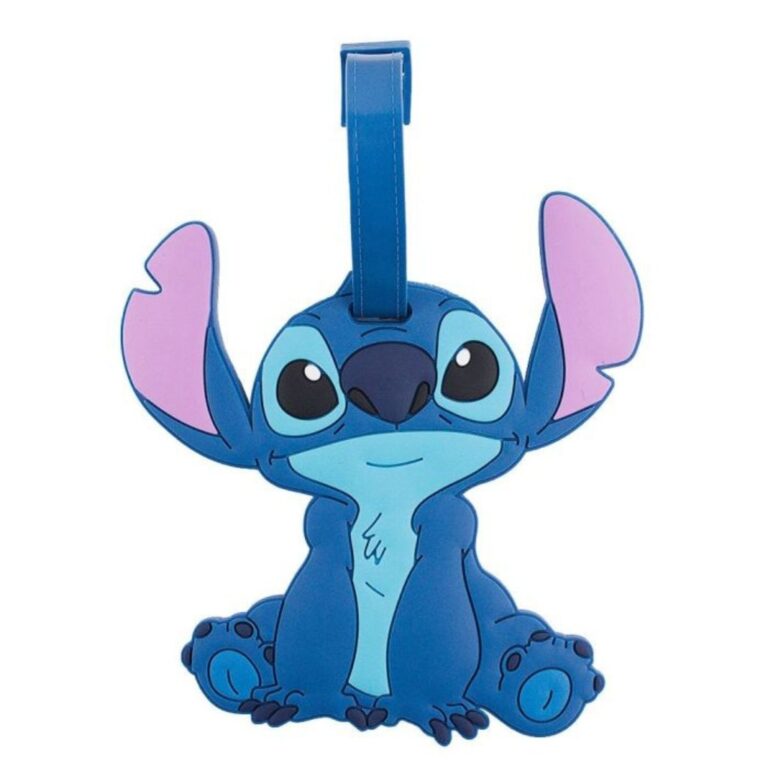 Etiqueta Para Bagagem Mala Stitch Azul Sentado- Di
