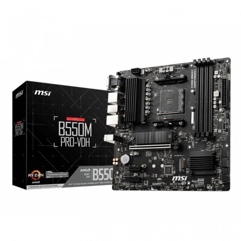 PLACA MÃE MSI B550M PROVDH,CHIPSET B550, AMD AM4,
