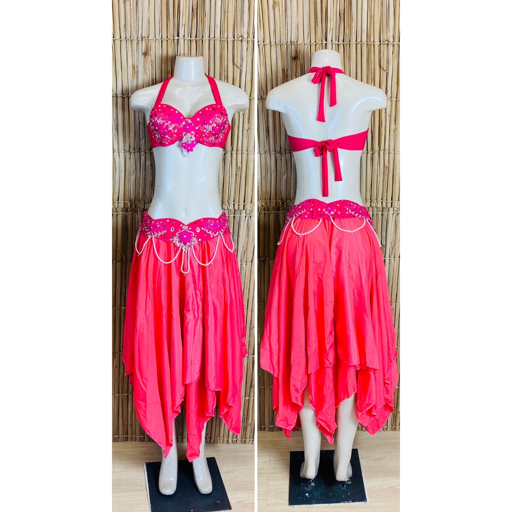 [Liquidação] Dança do Ventre Traje Bordado Completo- Pronta Entrega – TPCL-509