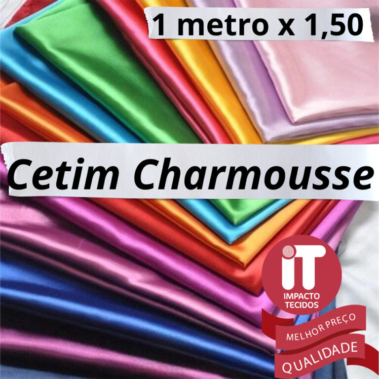 1 M x 1,5 M +Barato é AQUI Tecido Cetim Charmouss
