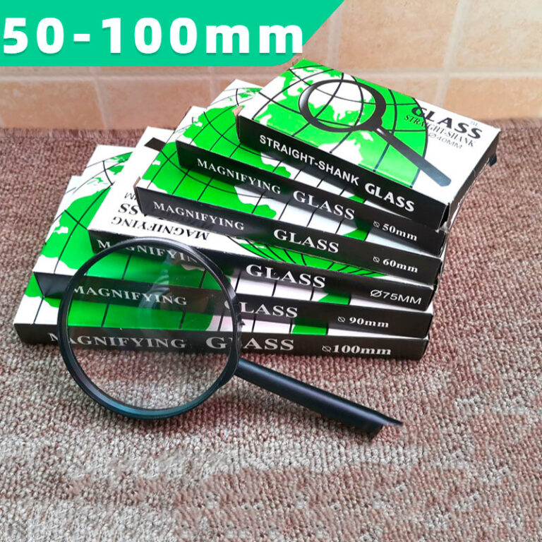 Lupa De Aumento Lente De Vidro De Mão 60 75 90 10