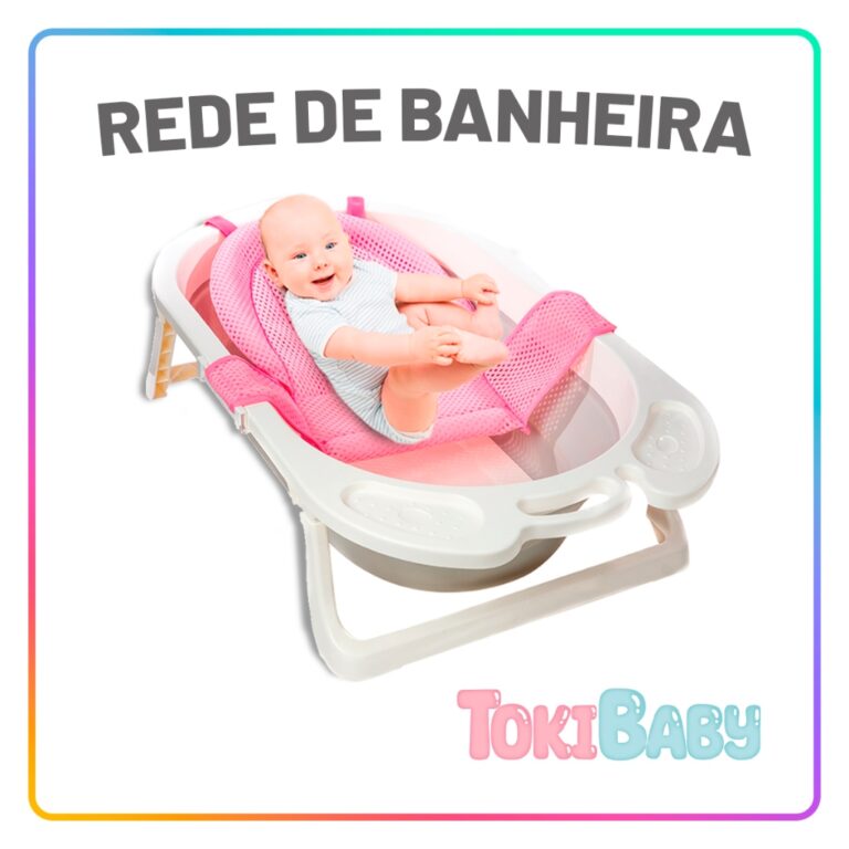 Rede De Proteção Redutor Banheira Do Bebê Apoio