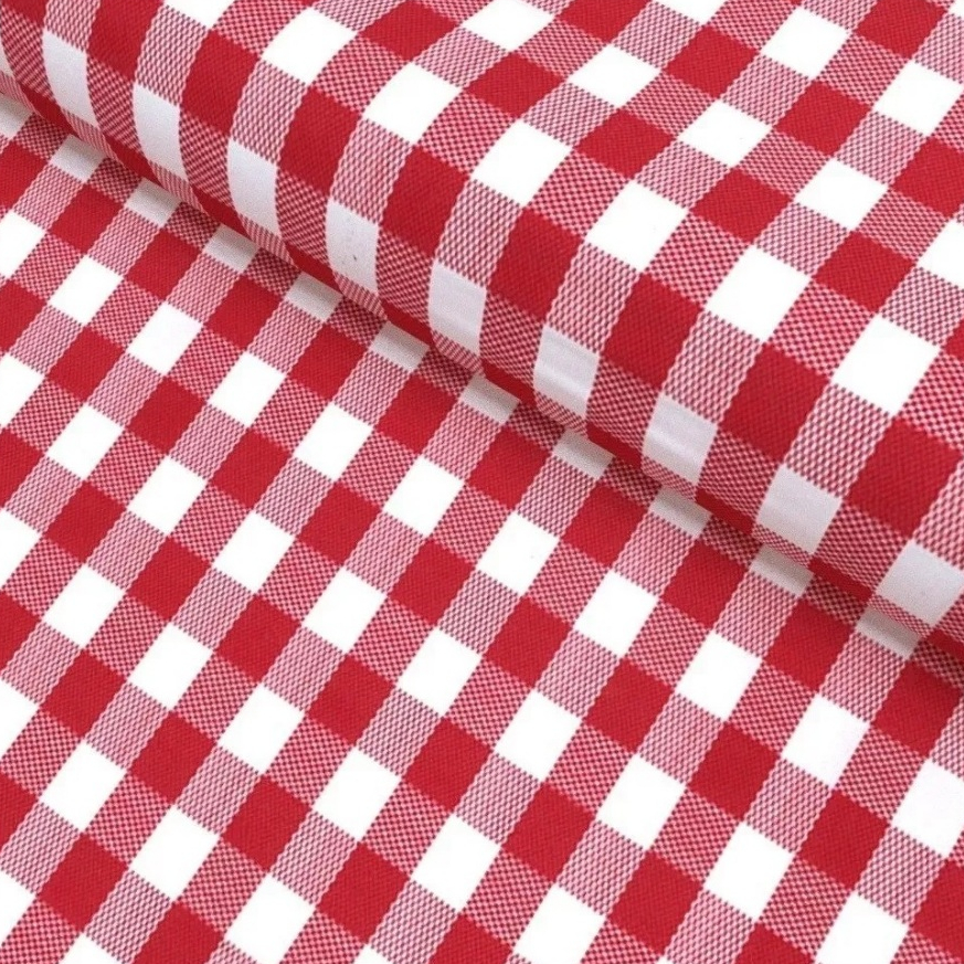 Tecido Xadrez para Toalha de Mesa – Ideal para Decoração de Festas, Cozinha Jantar Artesanato Tecido