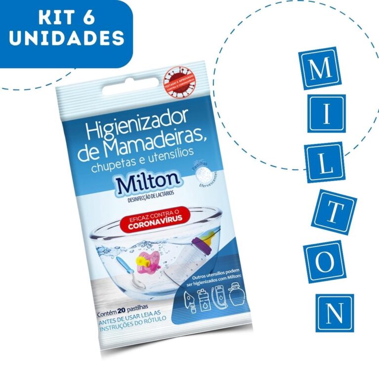 Kit 6 Cartelas Esterilizadoras para Copos Chupetas