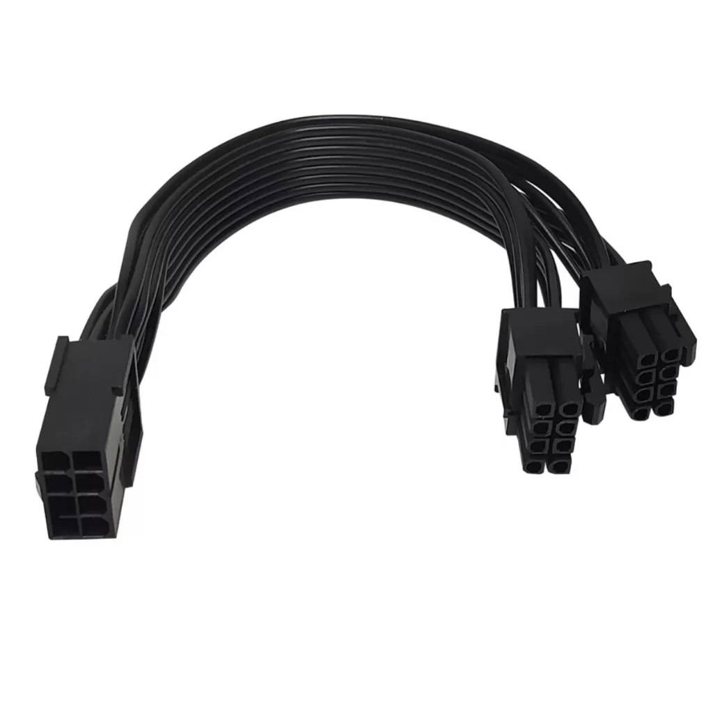 Cabo Splitter Pci-e 6+2 Y Pci Express 8 Pinos  para Gpu Placa De Vídeo