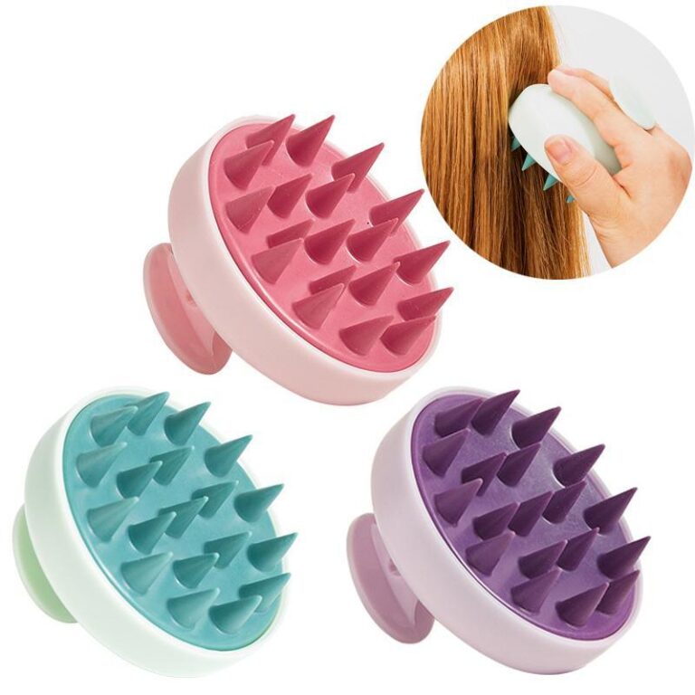Escova De Lavar Cabelo de Silicone Auxilia O Cresc