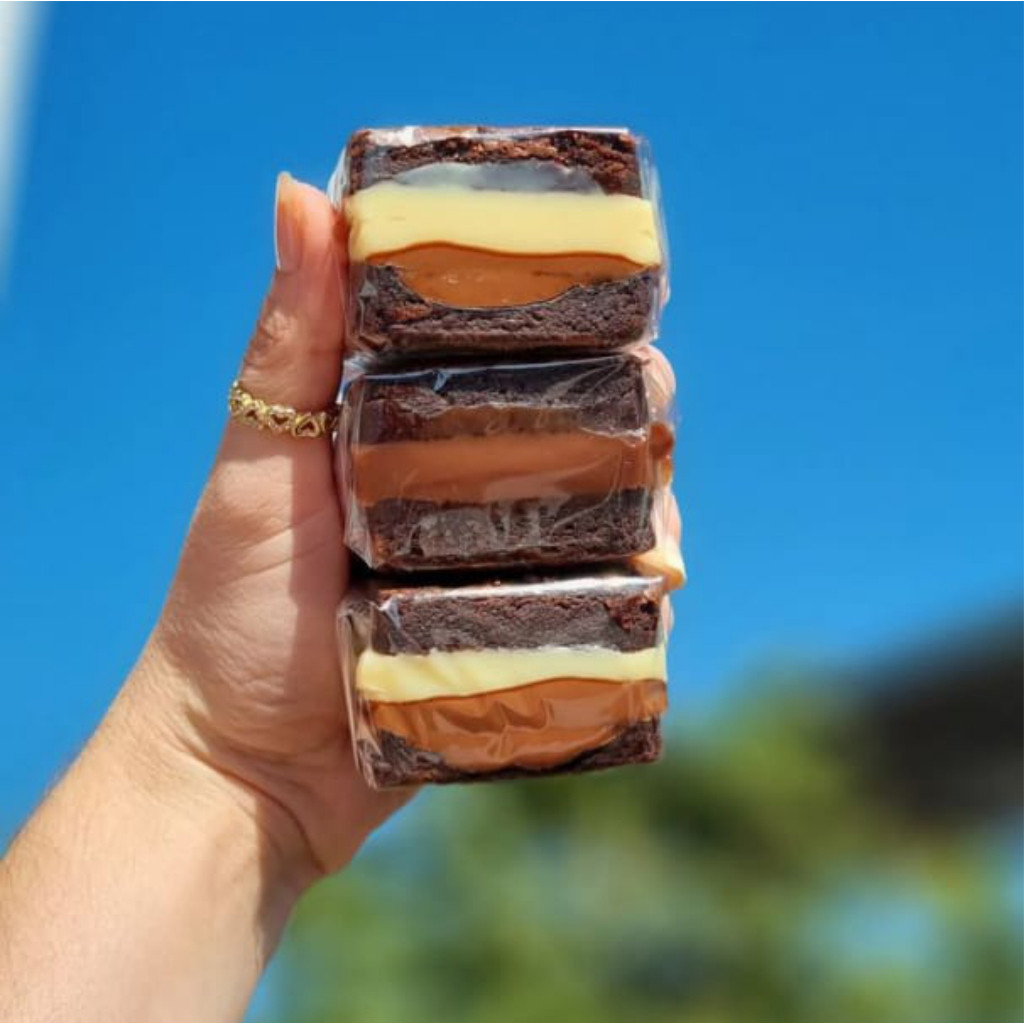 Folha Transparente Brownie Bem Casado Doces Uso Em Geral 20×20 15×15