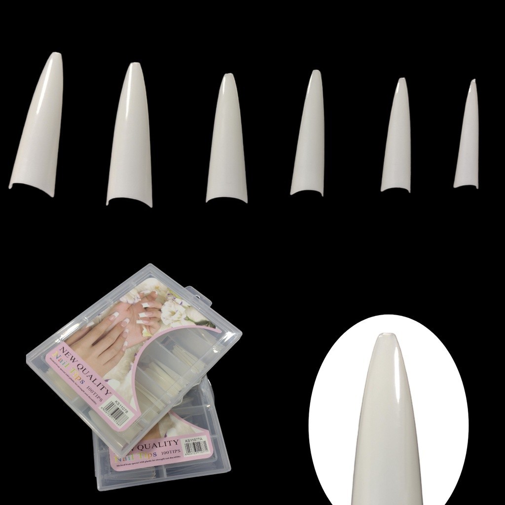 Unha Tips Stileto Para Alongamento de Unhas 11077/8