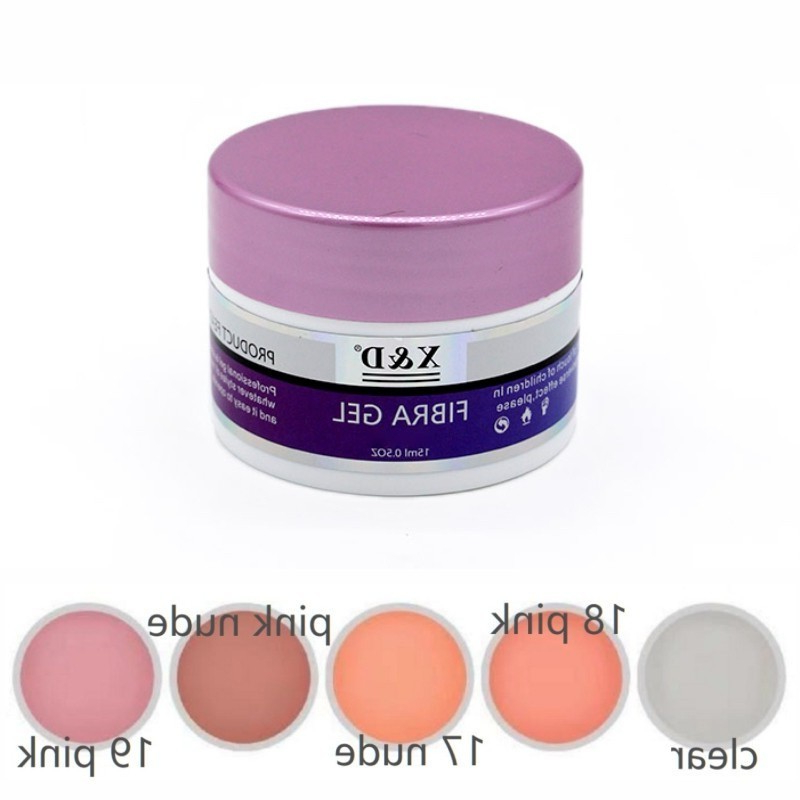 Fibra Gel XEd 15ML pra Construção e Alongamentos de Unhas