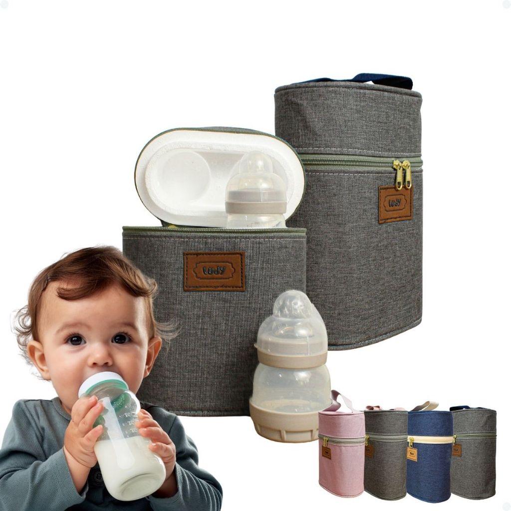 Porta Mamadeira Organizador de Bolsas para Maternidade Unissex Menino Menina Bebê Impermeável