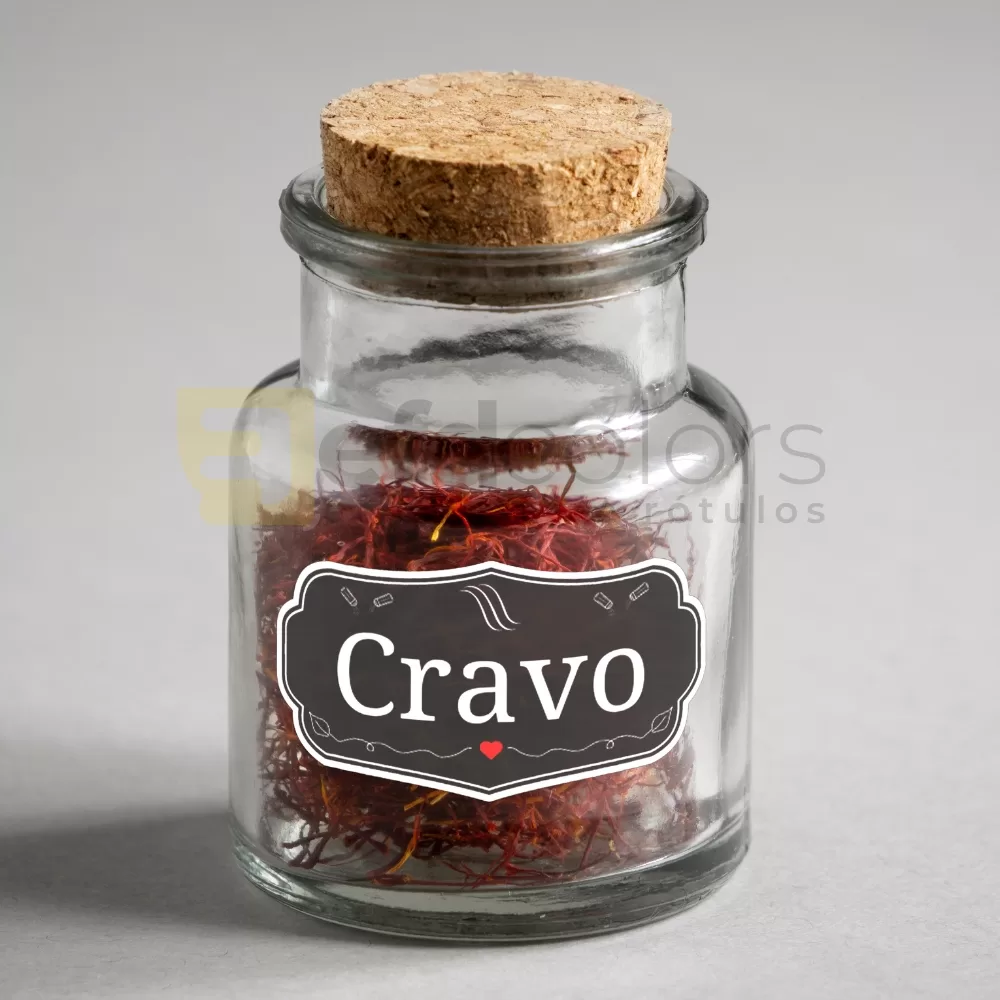 50 Etiquetas Escritas para Potes Temperos Mantimentos – Organizadores de Potes – Adesivos 5×3,5cm