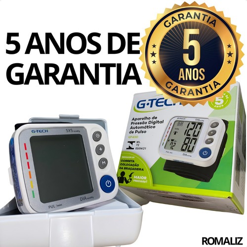 Aparelho De Pressão Digital de Pulso Gtech Medido