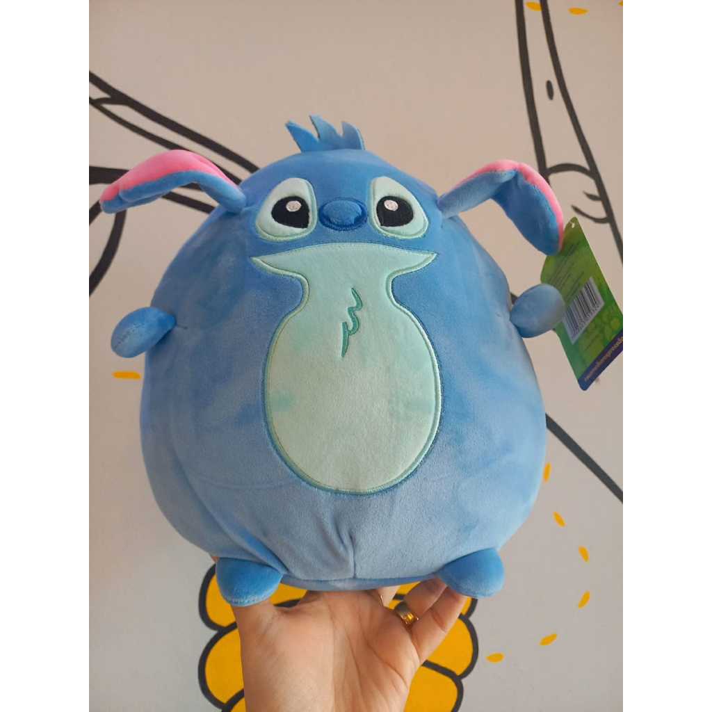 PELÚCIA STITCH PUFFY SQUISH ALMOFADA DISNEY PERSONAGEM OFICIAL