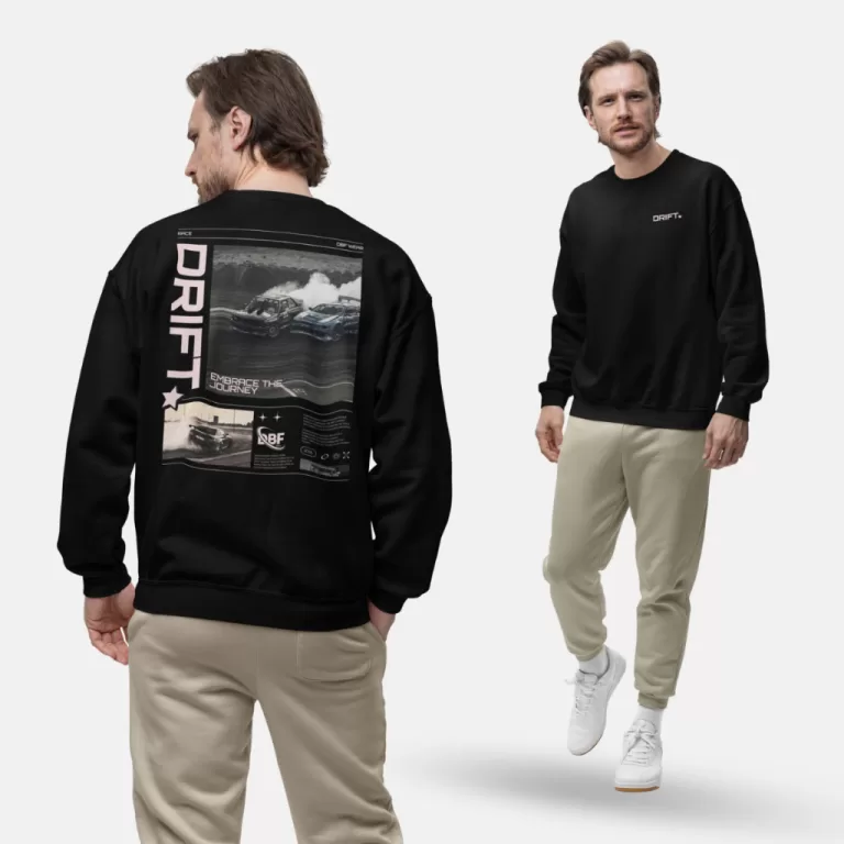 Blusa Moletom Careca Drift Carro Masculino Feminin