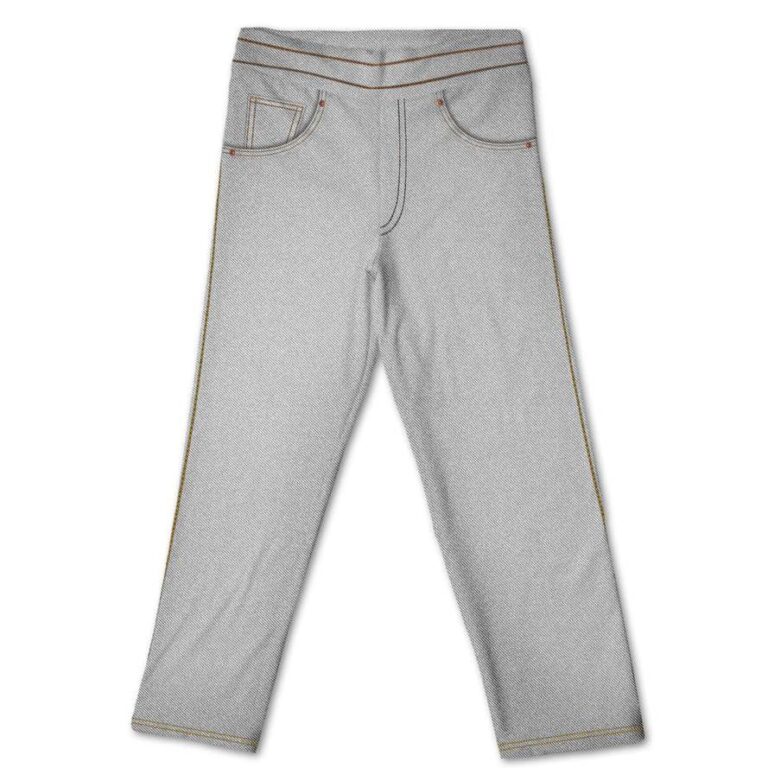 Calça Fake Jeans Infantil Cinza MiniBoo Proteçã
