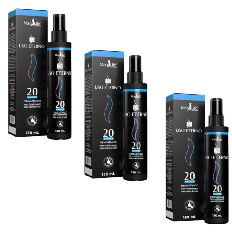 KIT 3 Uso Eterno Super Condicionante Termoativado 
