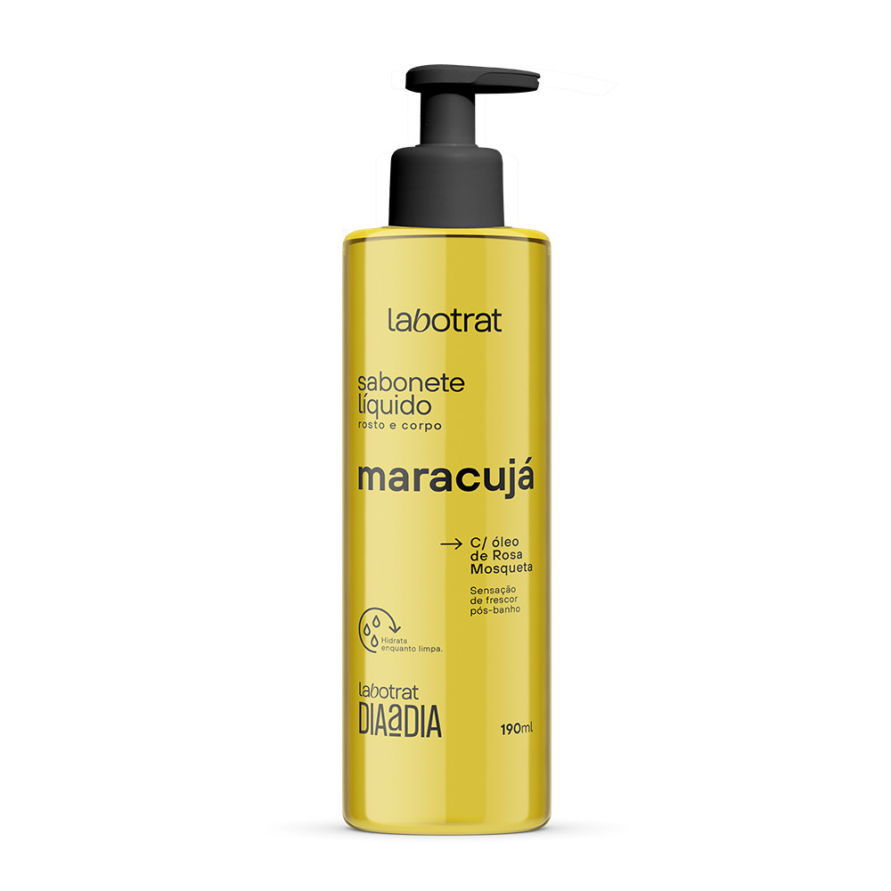 Sabonete Líquido Maracujá Rosto Corpo Hidrata Labotrat 190ml