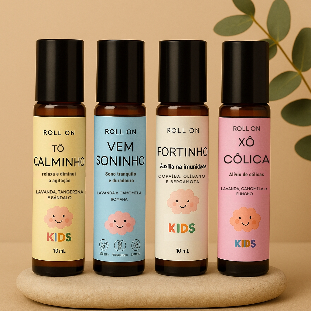 Blend Roll-on de Óleo Essenciais Infantil Crianças Linha Kids Tropfen 10 mL