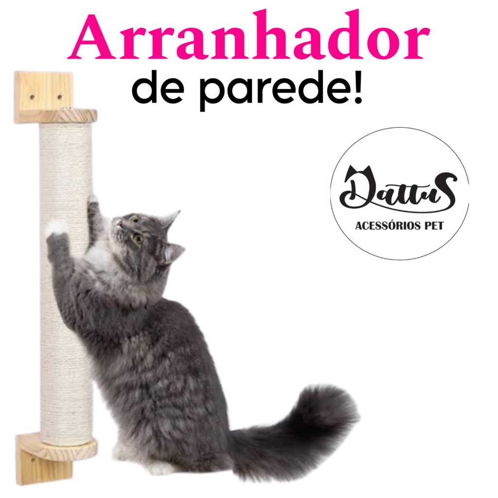 Arranhador de parede sem furo para gatos Dattus.