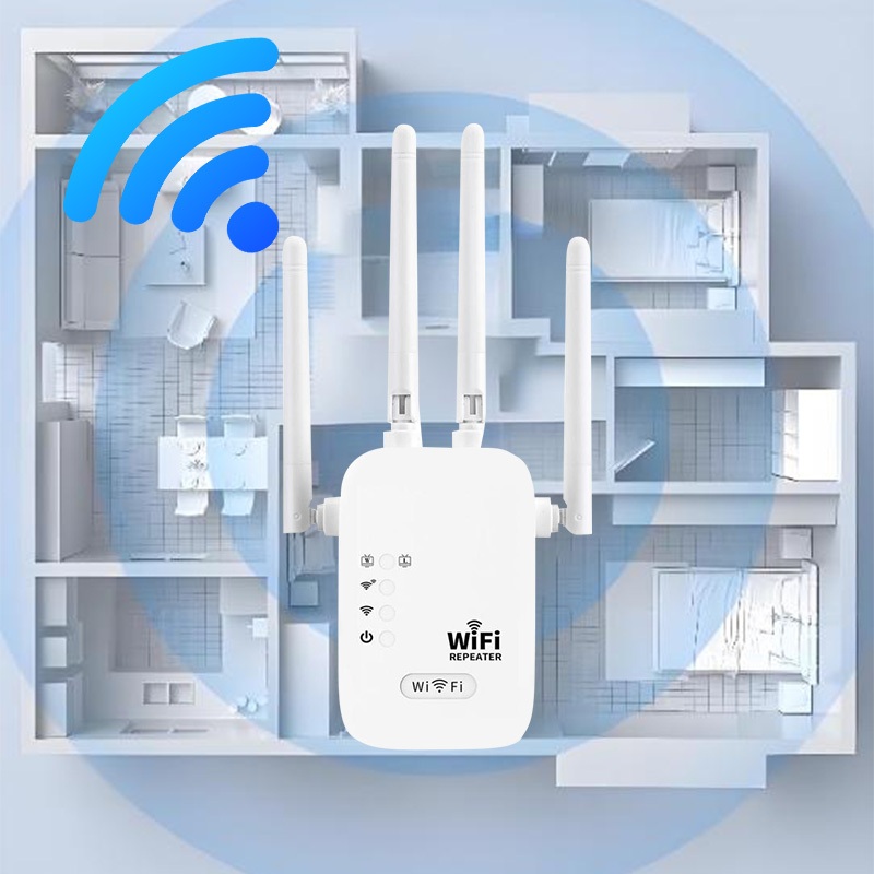 Repetidor WiFi 1200Mbps Ultra Rápido, Sinal Forte, 110V/220V -G8