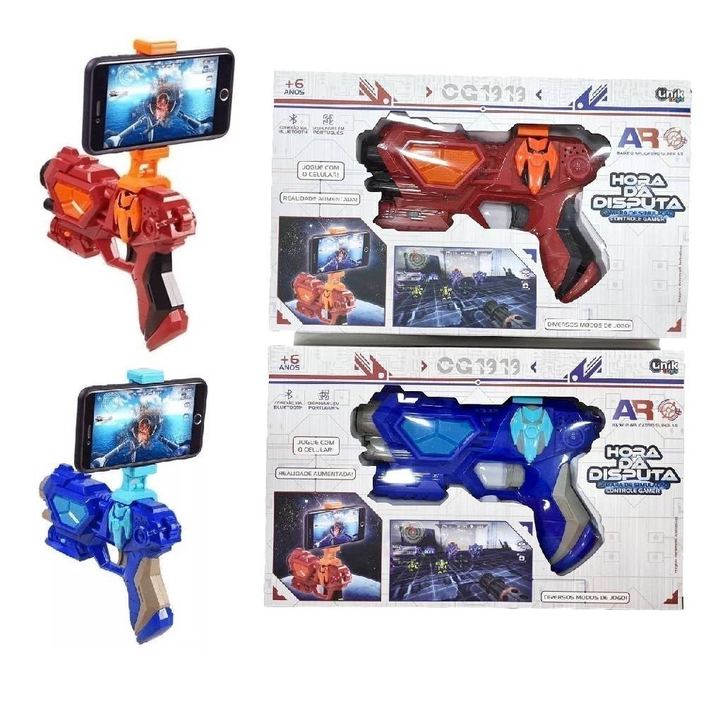 Pistola Controle Gamer Hora da Disputa: Realidade Aumentada para uma Experiência de Jogo Imersiva