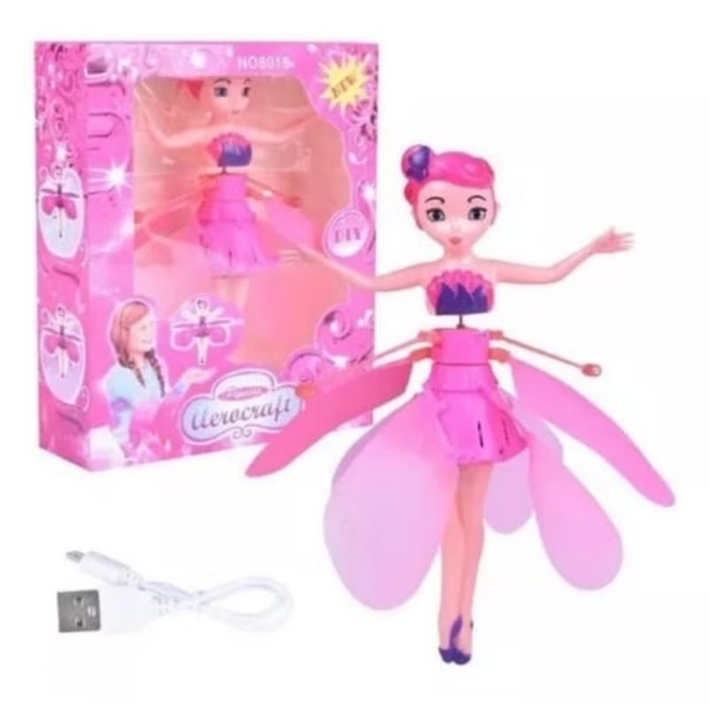 Boneca Fada Que Voa Brinquedo Fadinha