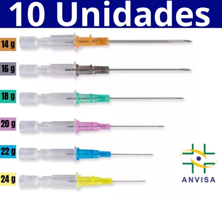 Kit 10 Cateter Jelco Intravenoso Estéril – 