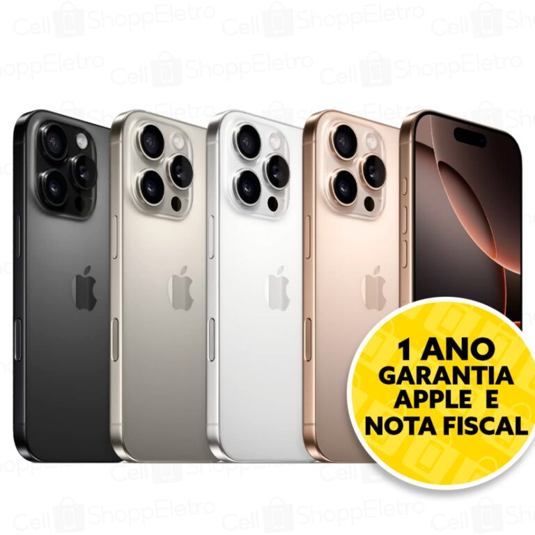 Celular iPhone 16 Pro e Pro Max 256gb 5g Dual E-si