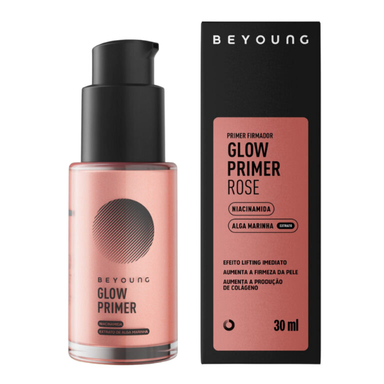 Beyoung Glow Primer Facial Rose Rosado 30ml