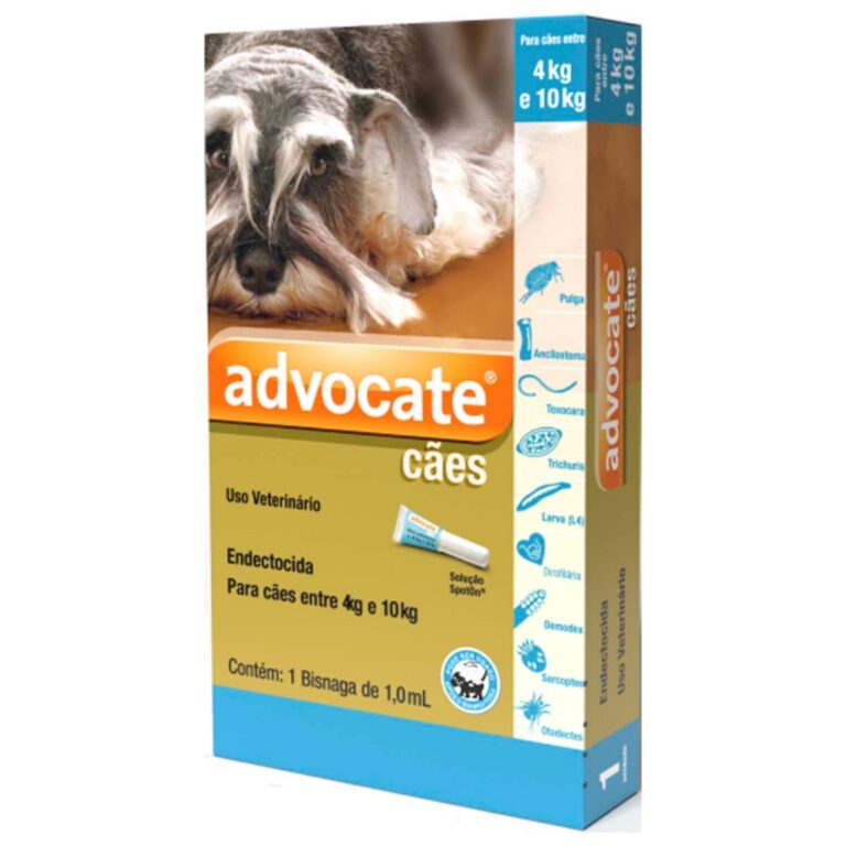 Advocate Elanco Antipulgas Para Cachorro 4 À 10kg