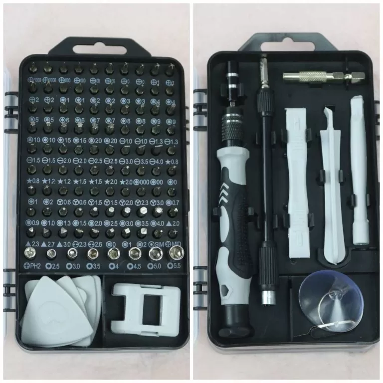 Kit Ferramenta Chaves De Fenda Precisão Com 115 p
