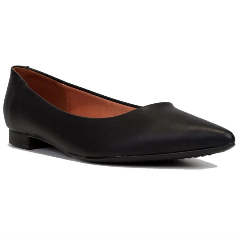 Sapatilha Vizzano Bico Fino Feminina – Preto