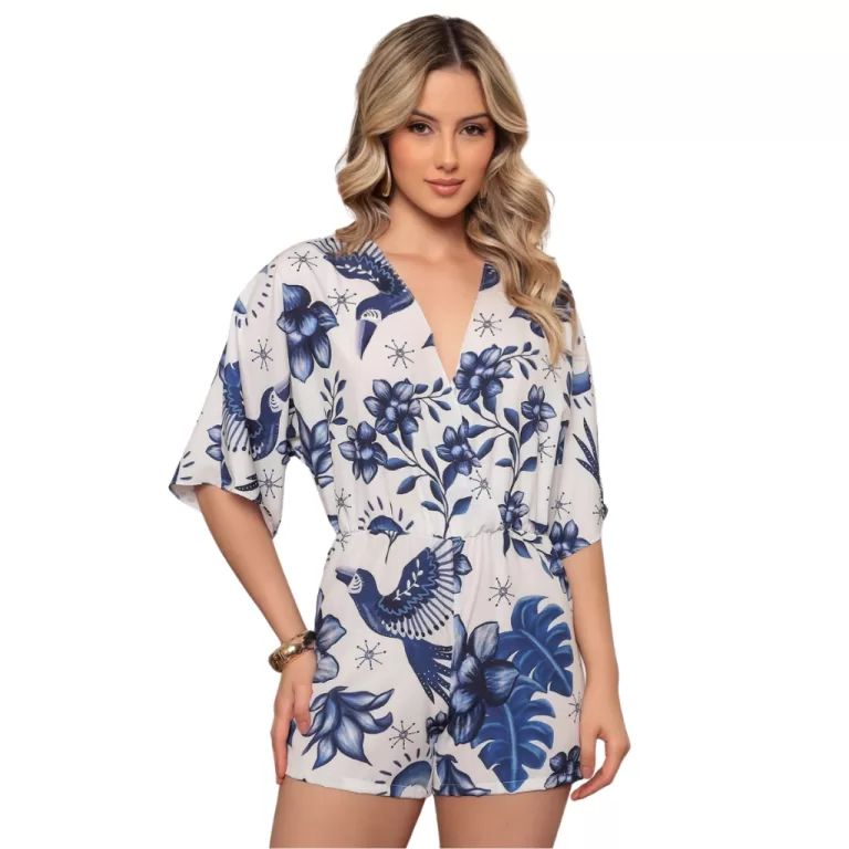 Macaquinho Feminino Moda Verão Tendência Inspira