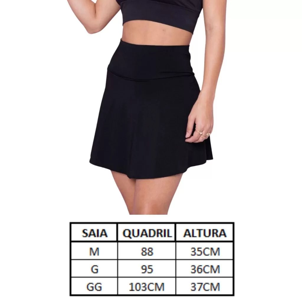 Saia Academia Dupla Short Saia Exercícios Fitness
