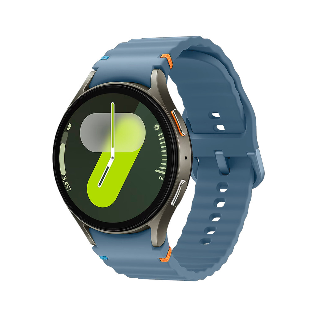 Pulseira para Galaxy Watch 4 5 6 7 FE Silicone Ondas Sport