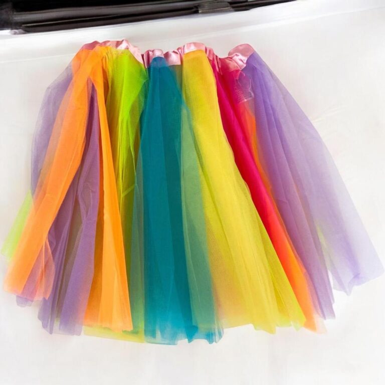 Saia de tule arco-íris 40CM / INTERPONTE