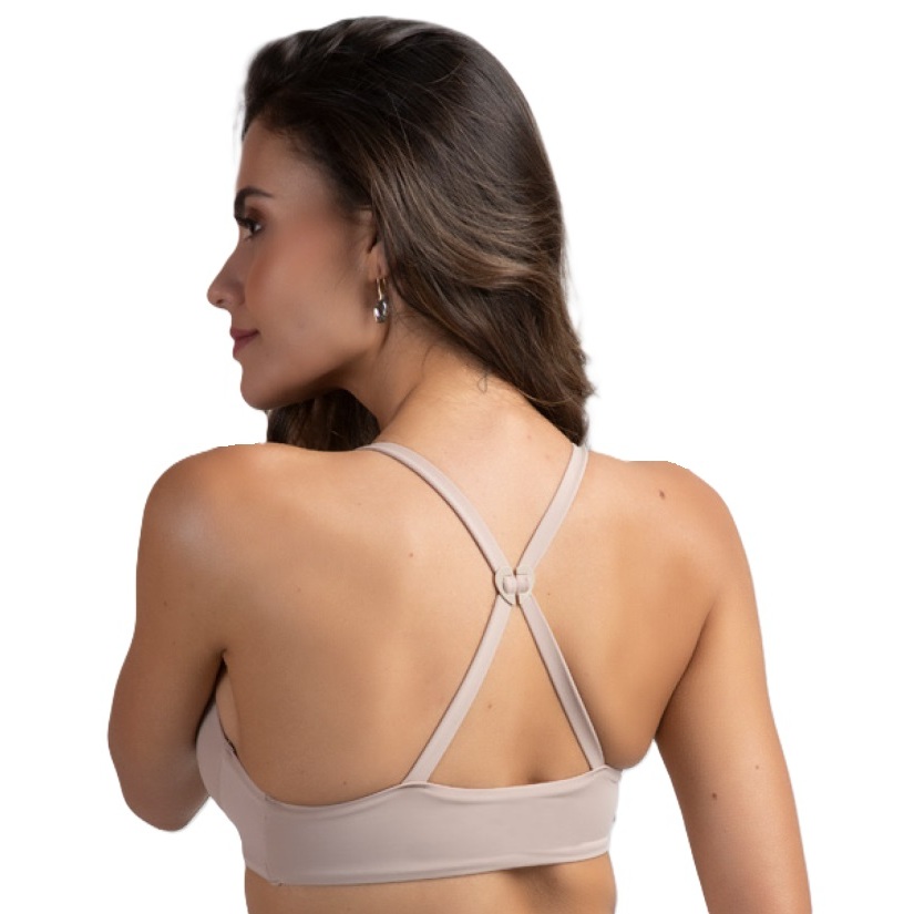 Clip para alças Nadador Kit com 6 Clips para alças do sutiã em formato de Coração