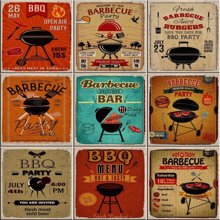 Azulejo Decorativo Mix Grill Kit 9 Peças 15x15cm.