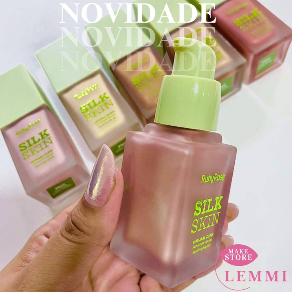 Lançamento Iluminador liquido Silk Skin – Ruby Rose