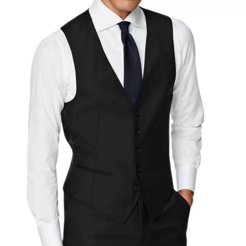 Colete Social Slim de Luxo Masculino Ajustável – Envio Imediato