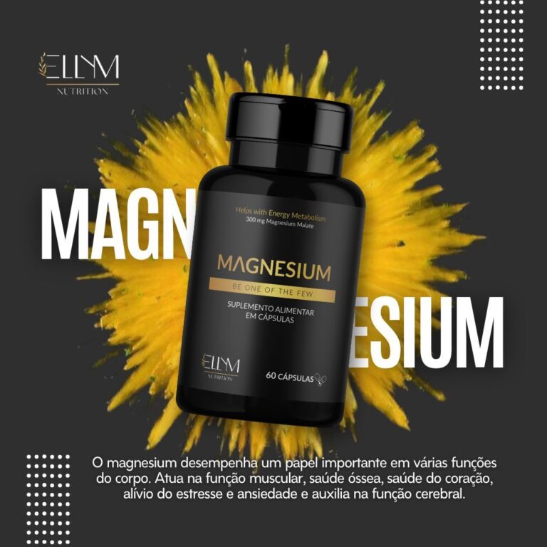 Magnesio Dimalato 60 Cápsulas Ellym Nutrition Sup