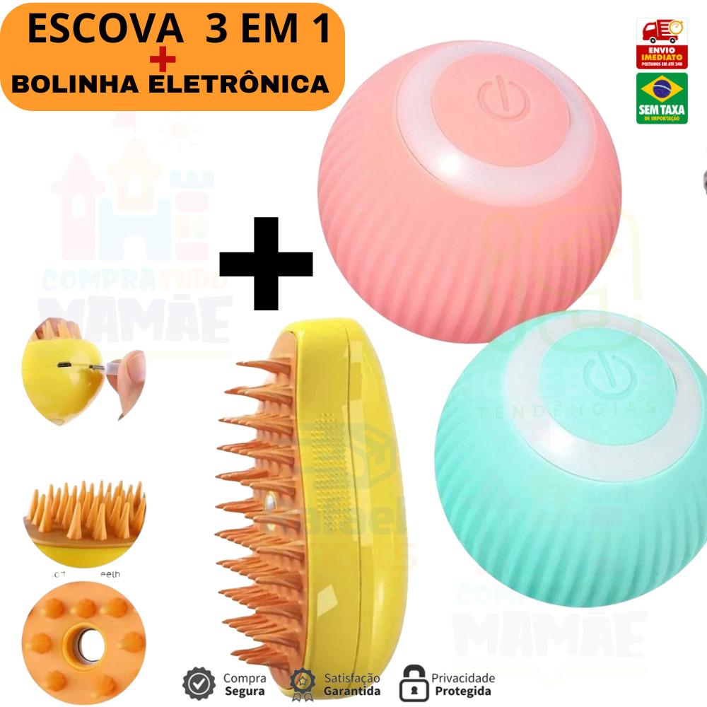 Brinquedo elétrico Gato tecnologia e diversão no mundo Pet, USB move sozinha Alegria do Gatinho