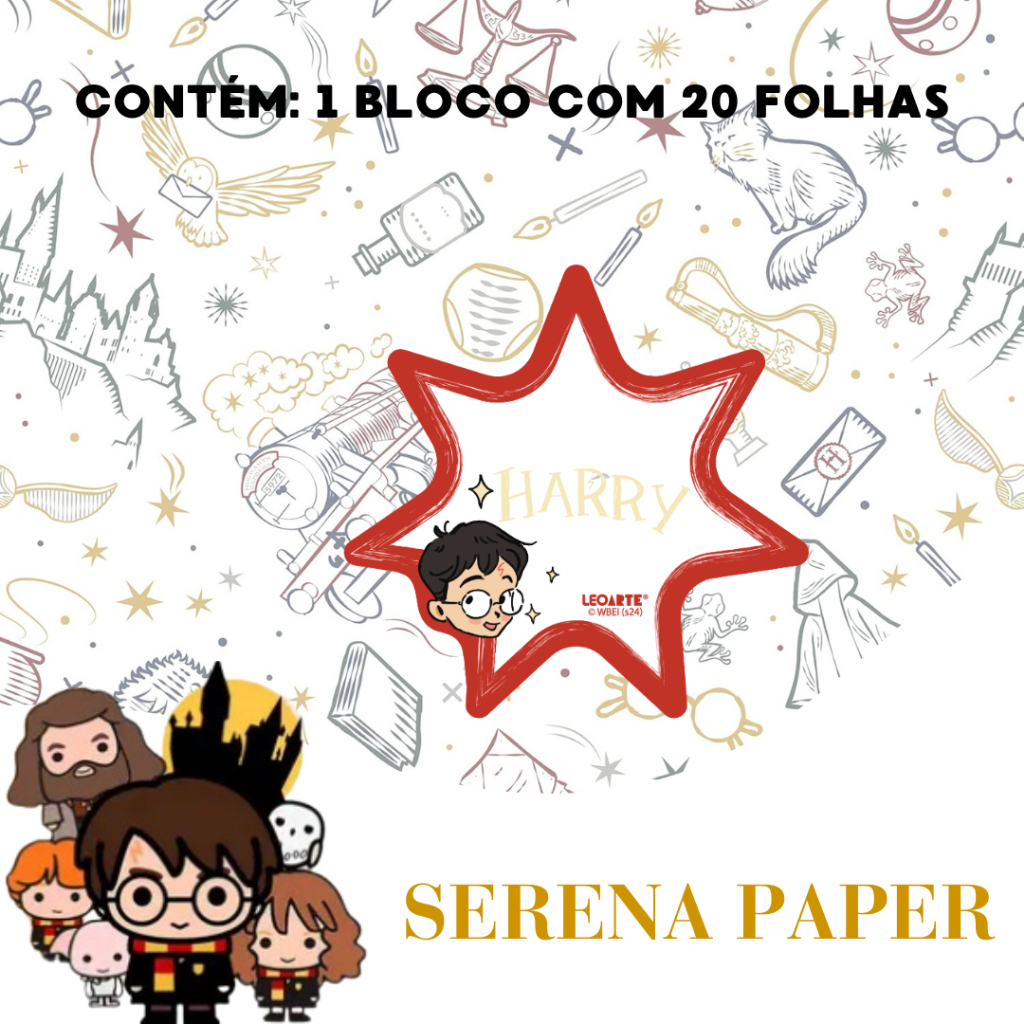 BLOCO DE NOTAS ADESIVOS HARRY POTTER – LEOARTE