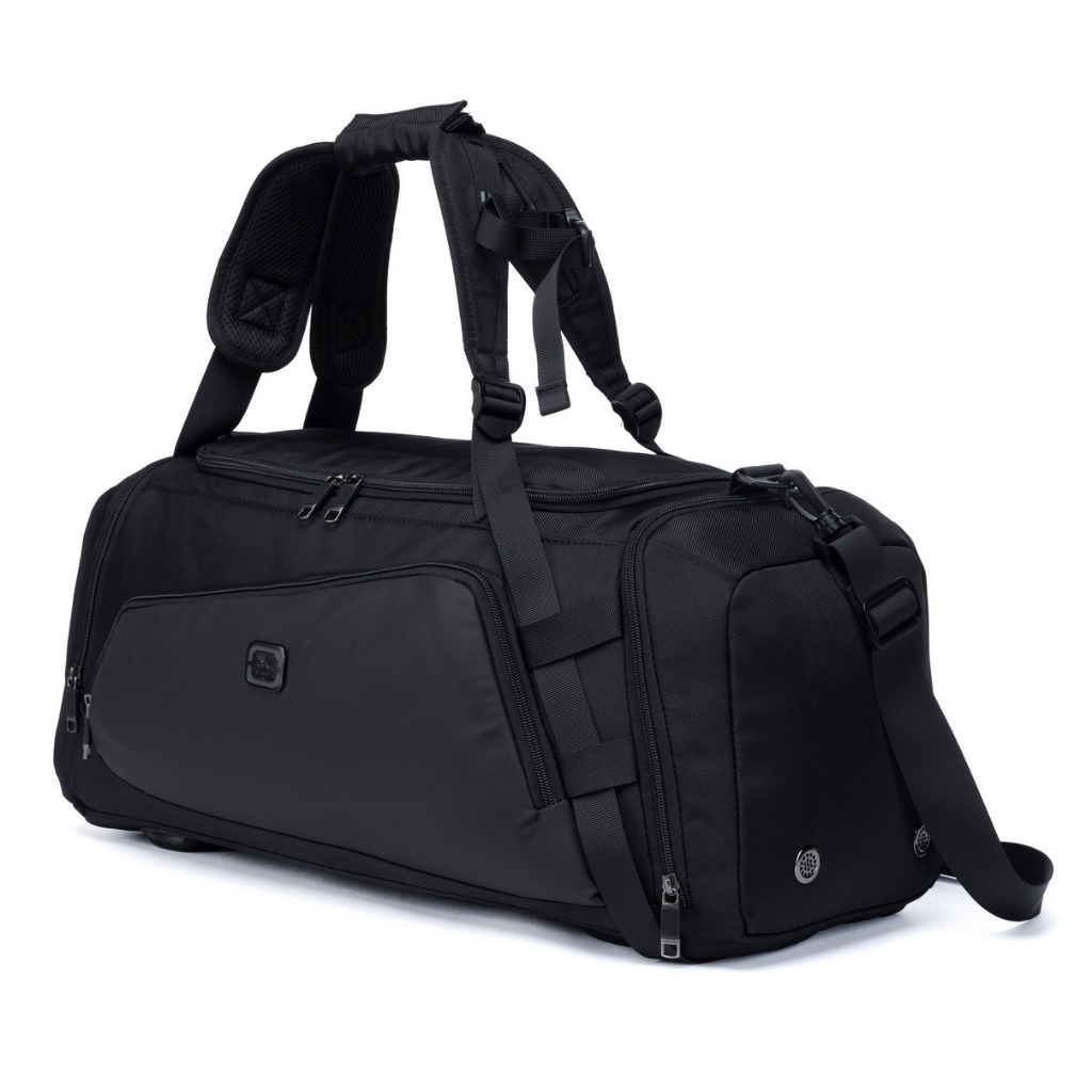 Bolsa Trekker Fitness Academia Grande Espaçosa Reforçada Vira Mochila Transversal