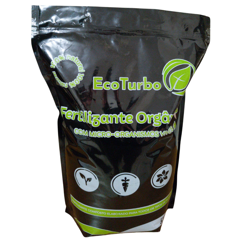 Eco Turbo Adubo Orgânico Farelado 3k Certificado Envio 24hrs