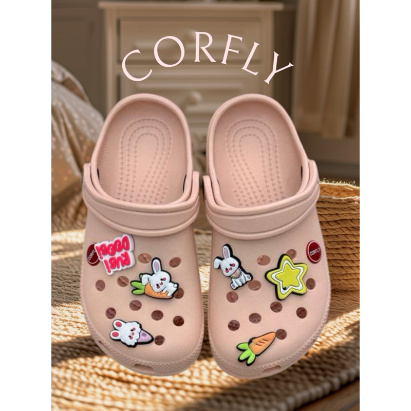 CORFLY Chinelos babucha de infantil COM PINGENTE