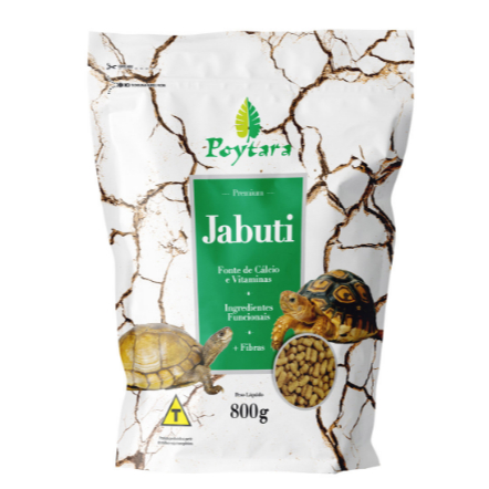 Ração Poytara Jabuti 800g