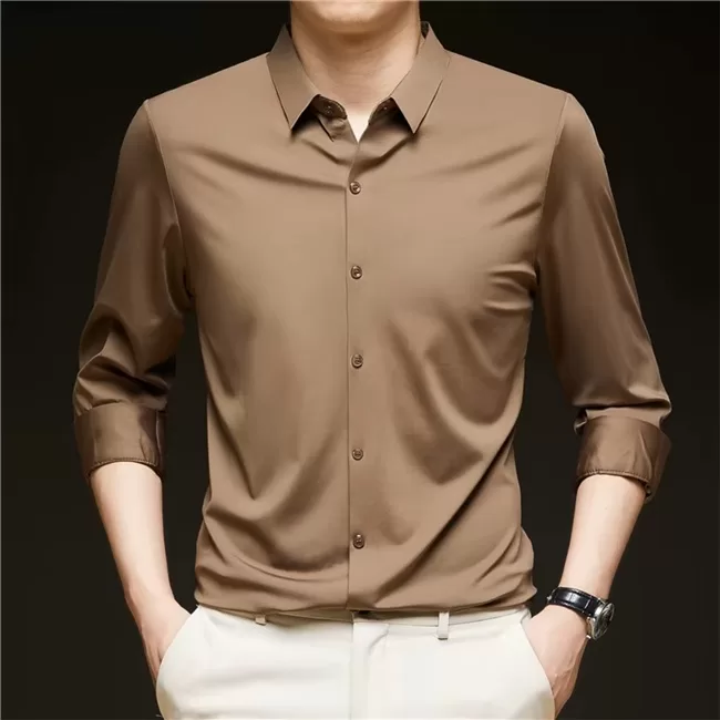 Camisa Social Manga Longa Masculina – Elegâ